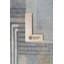 Petit tapis décoratif de 3 x 5 po, tapis en laine noué à la main, tapis géométrique brun gris neutre, tapis luxueux de style abstrait moderne de style indien Josef
