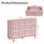 Commode lacée 6 tiroirs Dorlan-1292189782