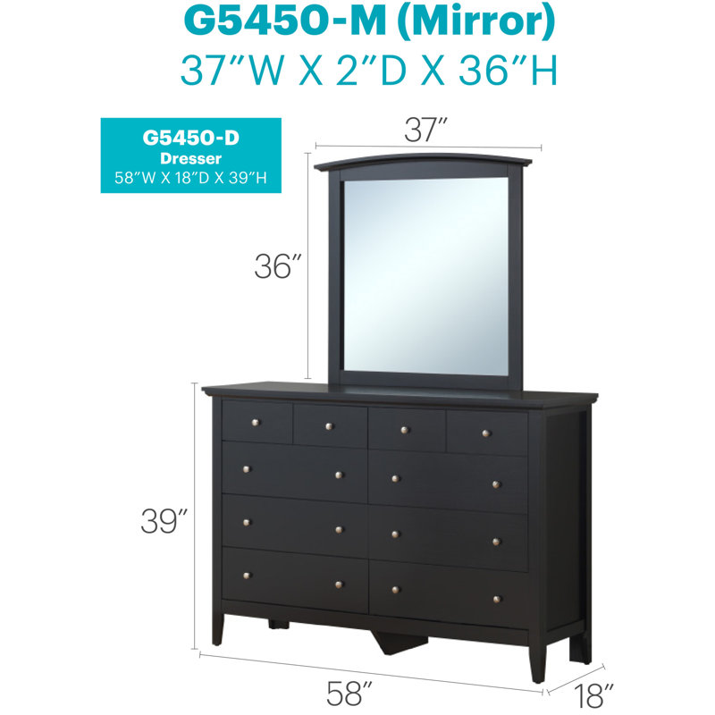 Commode Hammond, noir, Noir