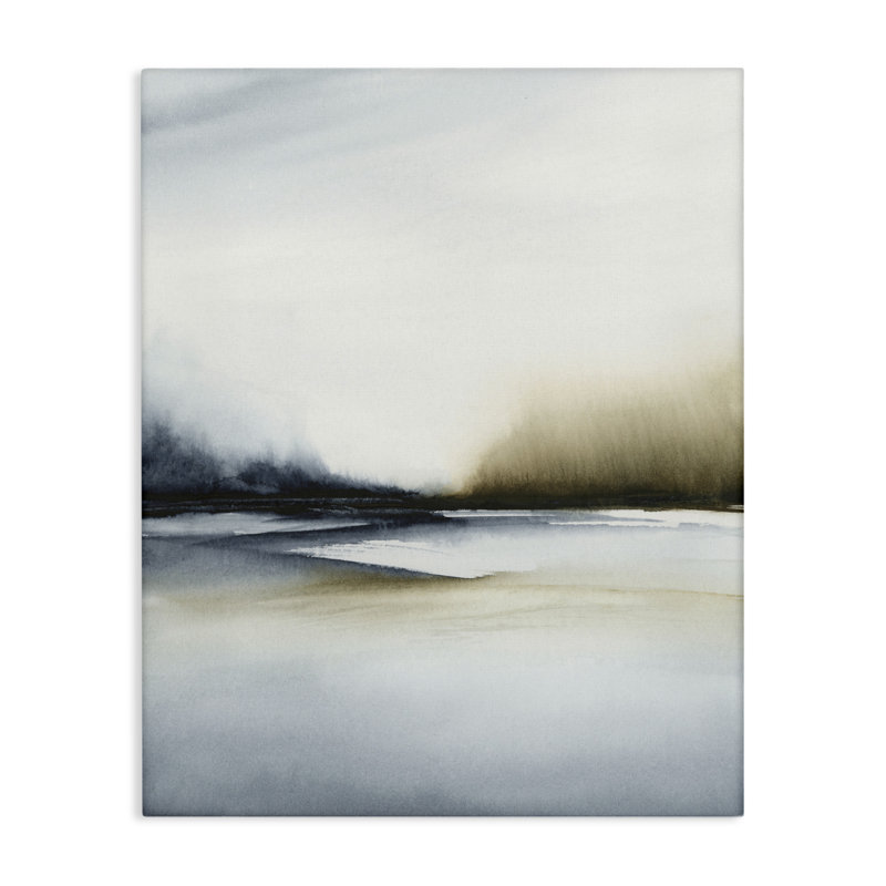 Toile «Misty Seaside Serenity», conception par 1x, H 20 po x l 16 po