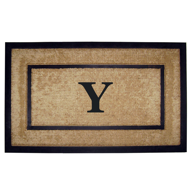 Tapis de porte antidérapant pour l'extérieur, L 22 po x L 36 po, Y