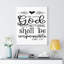 For God Luke 1:37 - Wrapped Canvas Print-1760949964