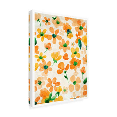 Bolog Emel Tunaboylu  Orange Canvas Art