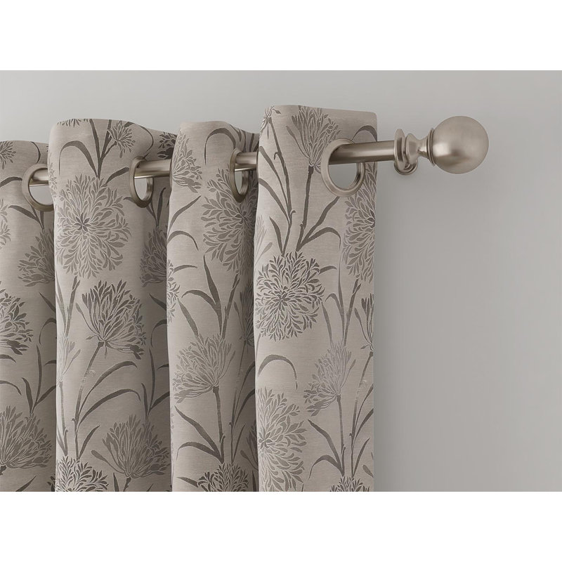 MIRAGE Room Darkening Curtain Pair, Coffee
