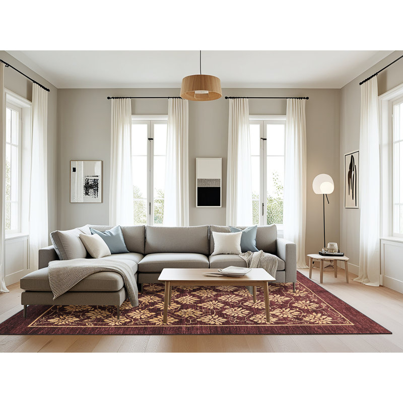 Skofte Oriental Indoor Rug, Rectangle 8' x 12'