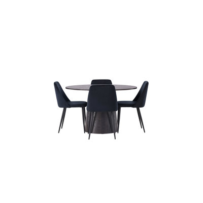 Villegas 4 - Person Dining Set