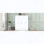 Garde-robe 4 portes avec tiroir, tablettes et rail suspendu, design moderne