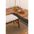 Elegant Hornbeam Wood Bench, 47.2 x 15.7 x 17.7 inches | Luxurious Cream Linen Fabric Cushion, Walnut & Cream Finish | Perfect for Modern Entryways, Living Rooms & Bedrooms, Stylish & Durable Design