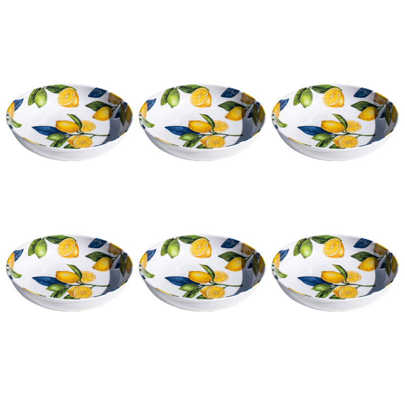 Bol bas en mélamine Lemon Orchard NewWave - jaune - 8,8 po
