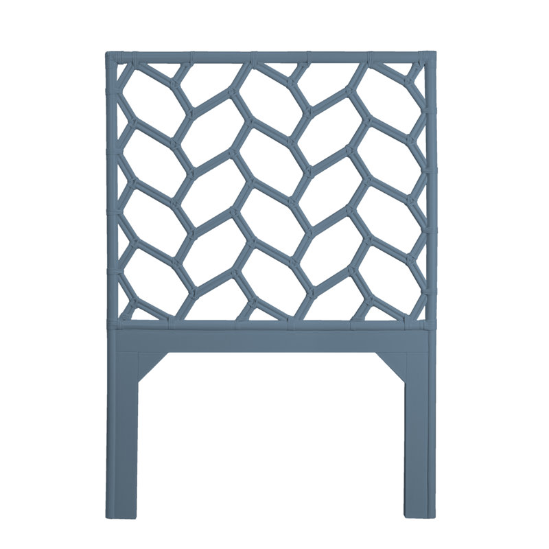 Tête de lit Silas, Simple extra long, Bleu régate
