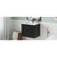 De salle de bain flottante de 1 po | conception compacte à 2 tiroirs pour les petits espaces | mural pour salle de bain moderne et minimaliste (116 caractères)