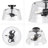 Fairendale Convertible Pendant/Semi-Flush with Clear Glass