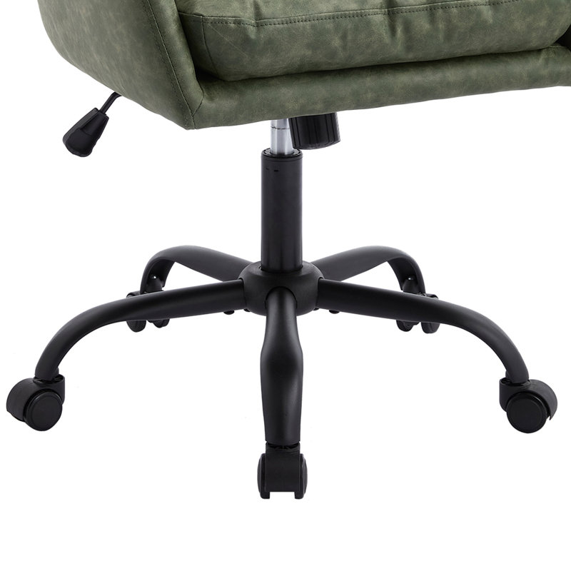 Benjara Limz Executive Chair, Green, Matte Black