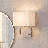 Caitlyn 1-Light Dimmable Candle Wall Light in Satin Gold-1505037801
