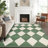 Machine Washable Rugs Distressed Trellis Rug for Living Room Non Slip Stain Resistant Carpet Modern Checkered Farmhouse Floor Cover-800759429