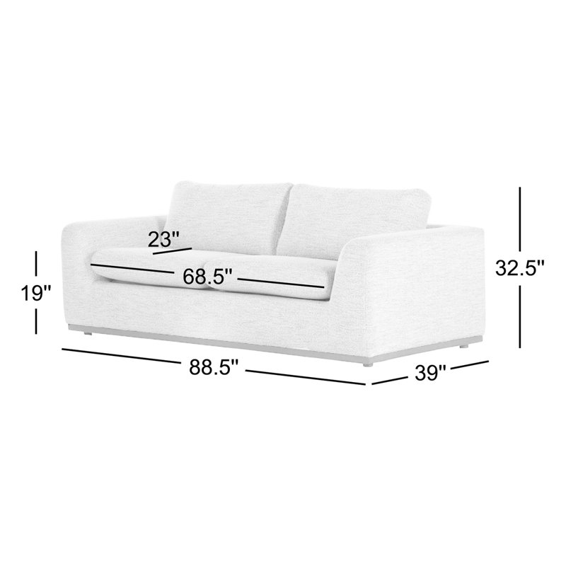 Colt Sleeper Sofa, Gray Fabric
