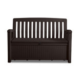 Keter Patio 60 Gallon Durable Resin Outdoor Bench Storage and Organization Deck Box