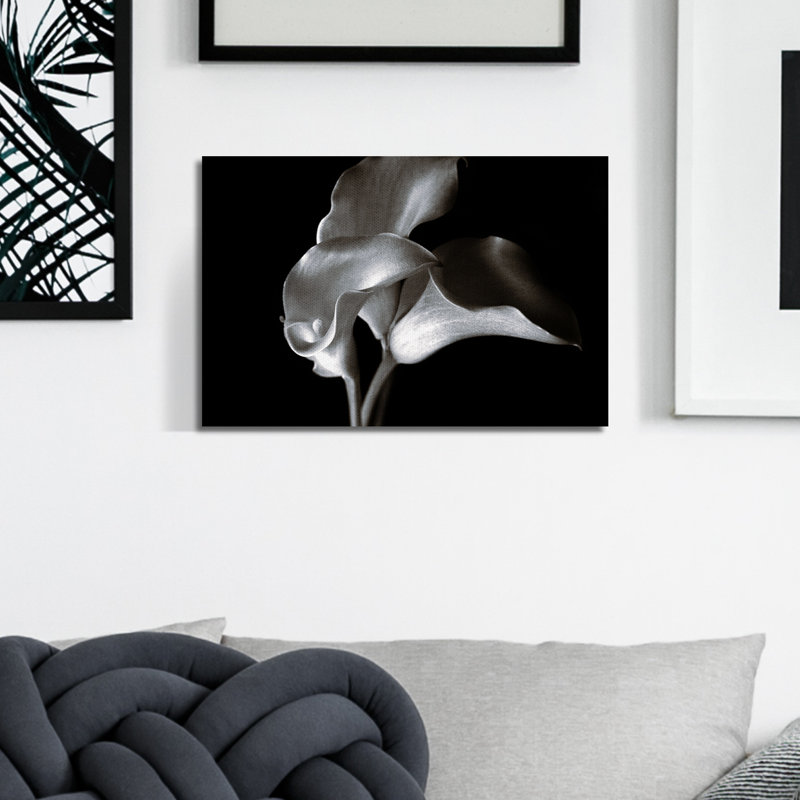 « calla cluster », reproduction d’impression sur toile tendue, H 16 po x l 20 po x P 1,5 po