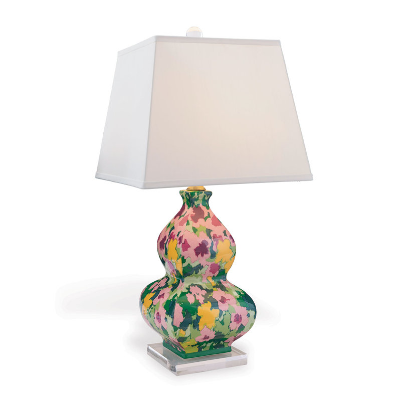 Rousham Porcelain Table Lamp, Green