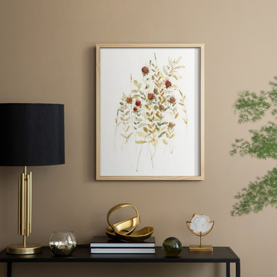 Wildflower Breeze I Framed Print - Solid Wood