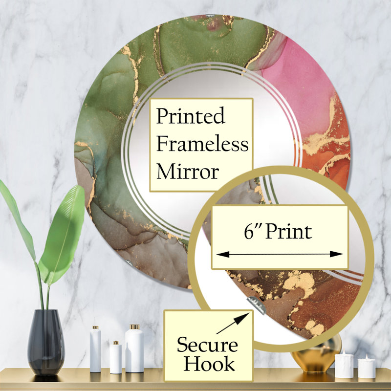 Miroir de salle de bain sans cadre, 32 po x 32 po