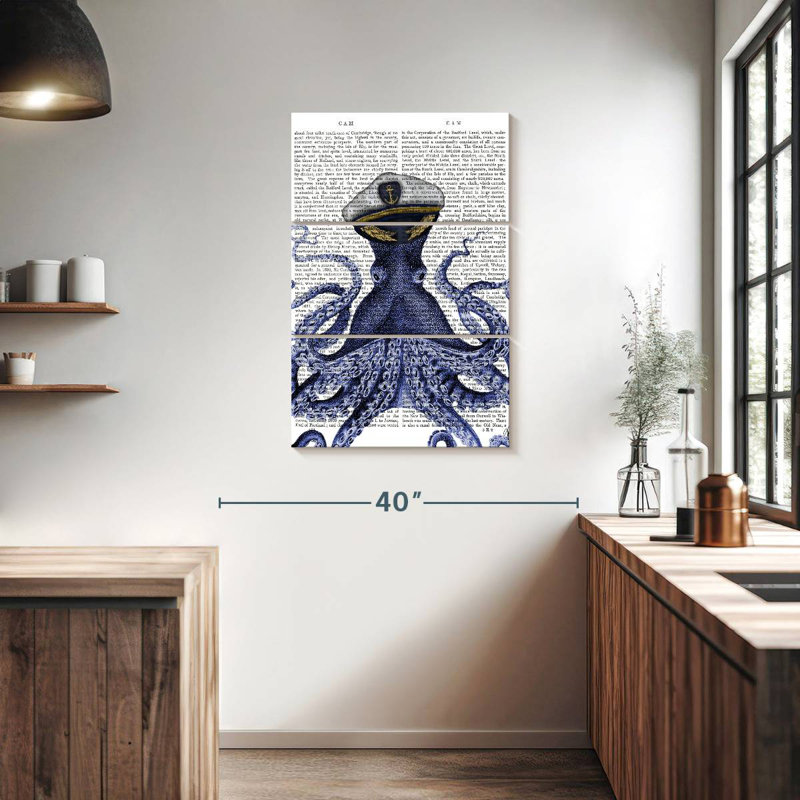 Brampt Captain Octopus, 38" H x 24" W
