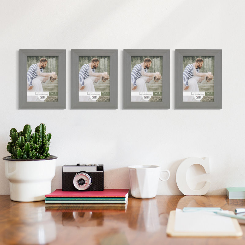 Cadre photo en bois mat, 3 po x 5 po, Noyer