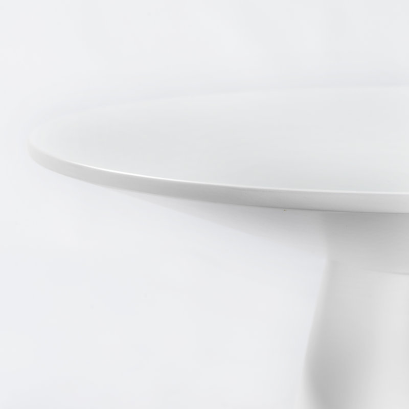 Table de bout Adara, Blanc mat
