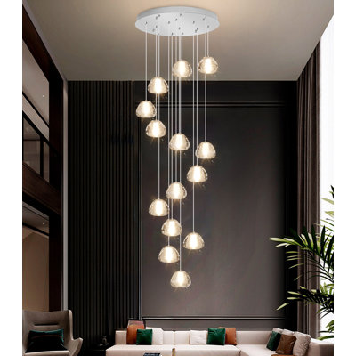 Lustre en cristal 14 lumières