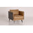 32.5" Wide Top Grain Leather Armchair
