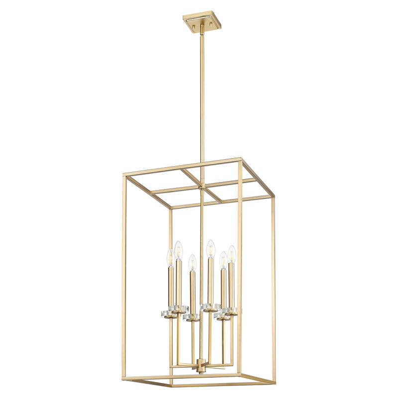 Gaultier 
Mordern Gold 6 Light Chandelier, Mordern Gold