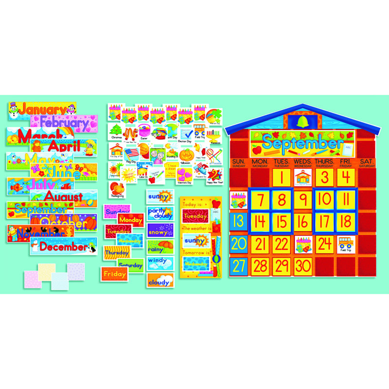 Carnet de calendrier bb set school house