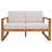 50.31'' Wide Acacia Loveseat with Cushions-387890861