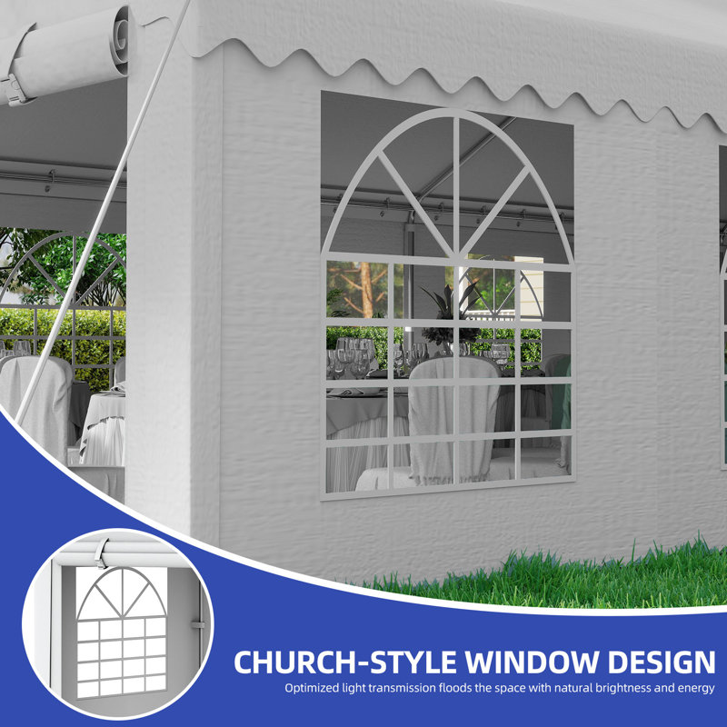 40 ft x 20 ft Steel Party Tent, 40 ft x 20 ft