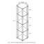 Mandrin 5 Tier Shelving Bookcase-36155790