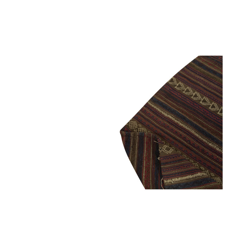 Hand Woven Wool Striped Area Rug