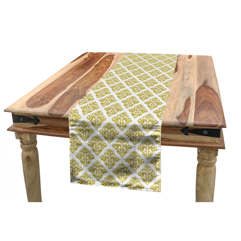 Damask Table Runner, 72" x 16"