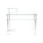 Doynton Glass Aluminium Computer Desk-1631421087