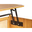 Andromada Lift Top Four Leg Coffee Table with Storage