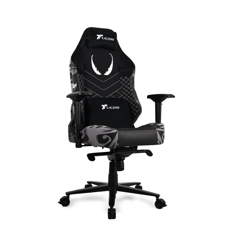 Fauteuil de jeu en tissu TTRaces Maxx Air - Venom Shadow Edition, Ombre Venin