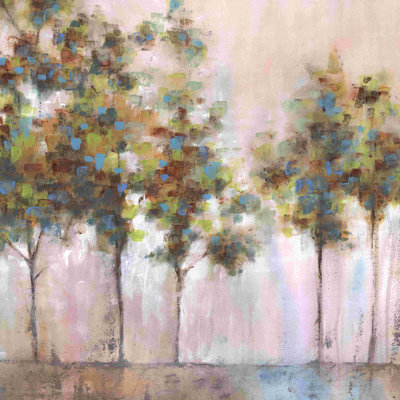 " Patterned Trees " Painting Print
