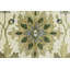 Floral Handmade Hand-Knotted Rectangle 12' x 15' Wool Area Rug in Cream