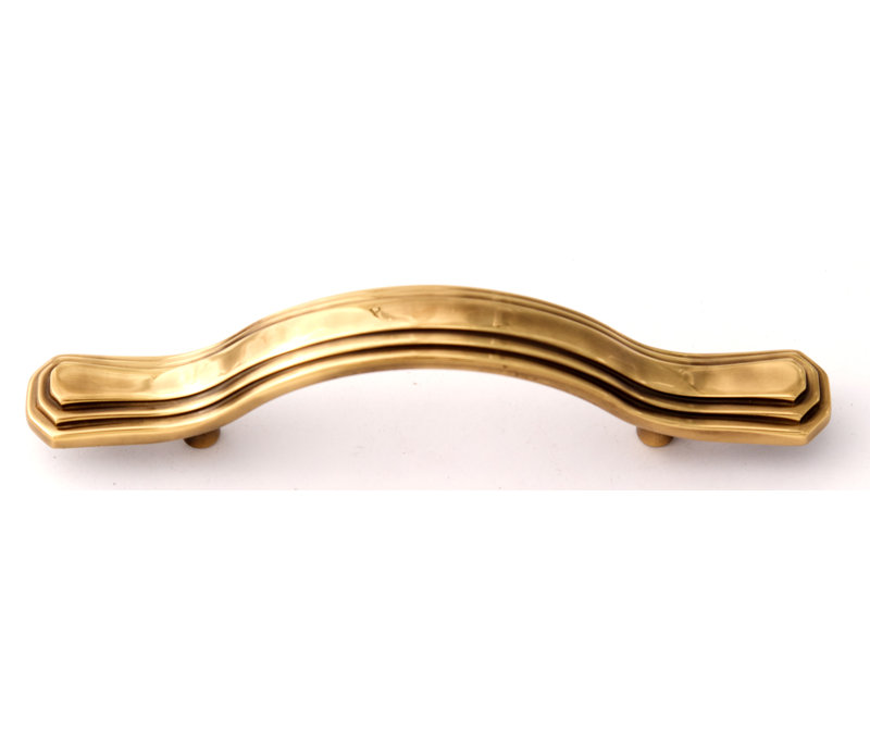 Geometric Arch Pull, Polished Antique