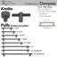 Dempsey Round Knob 1 1/4 Inch-880448741