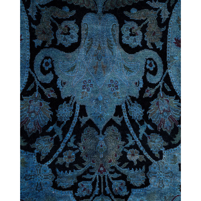 Fine Vibrance One-of-a-Kind 6' 1" X 9' 3" Hand Knotted Area Rug