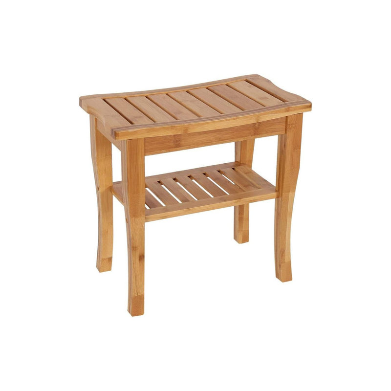 Rectangular Outdoor Table with Bottom Shelf