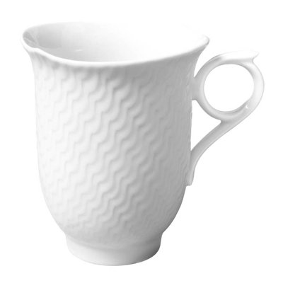 Waves Relief Porcelain Coffee Cup
