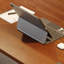 Home-use solid wood study desk with built-in socke-2099513506