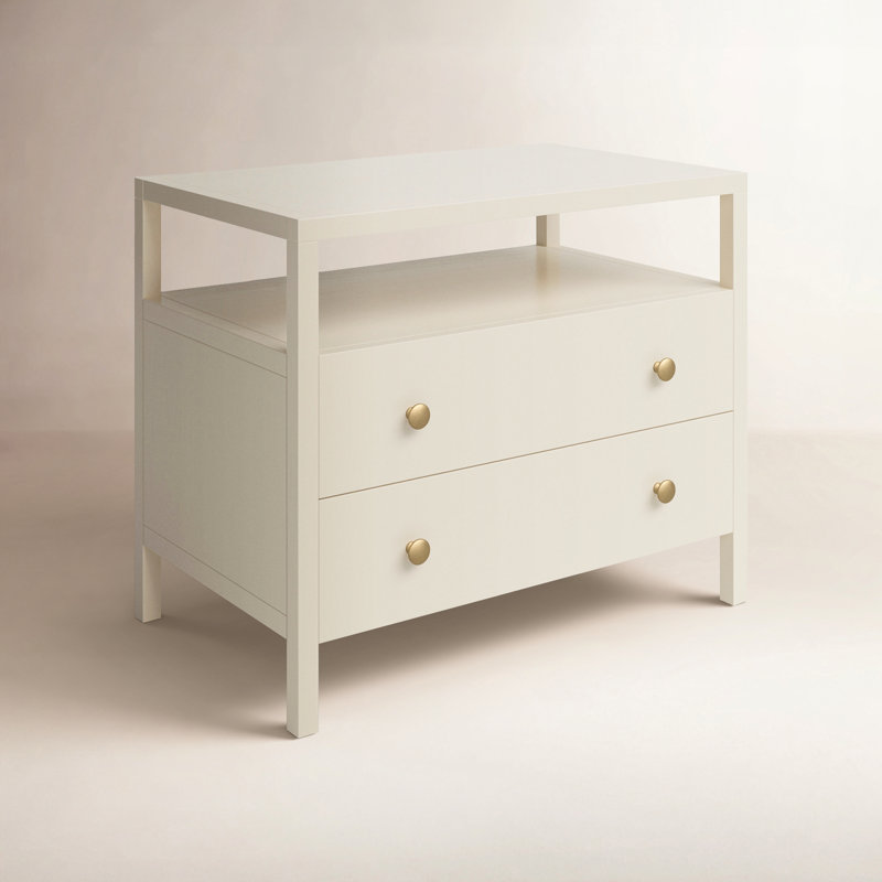 Gracie 27.6'' W Nightstand, White