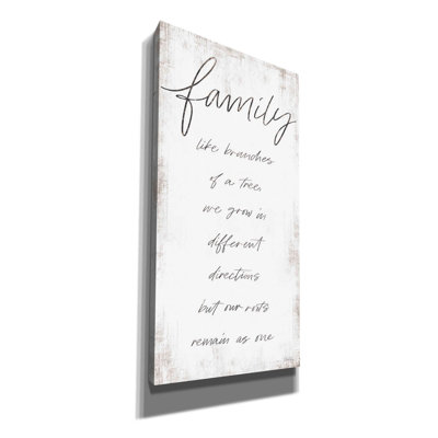 'Family - Like Branches of a Tree' by Marla Rae, Canvas Wall Art